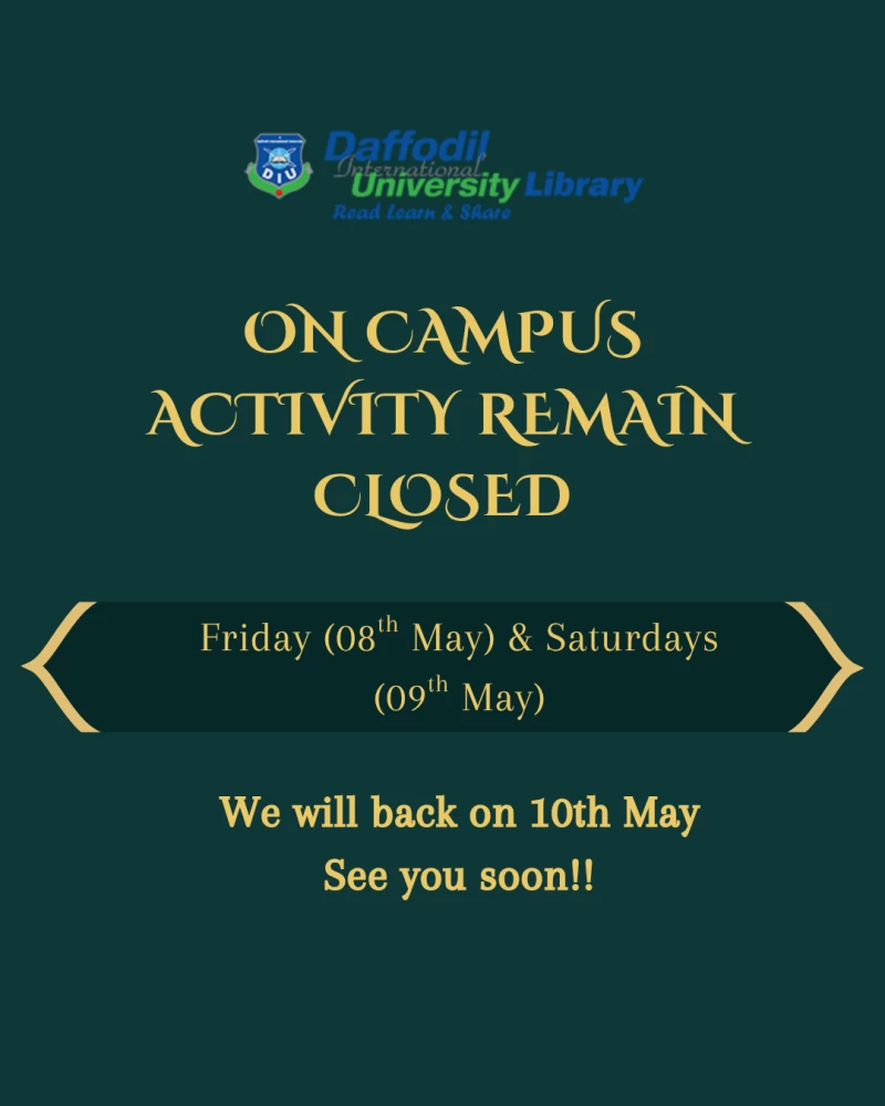 Notice regarding the campus activities